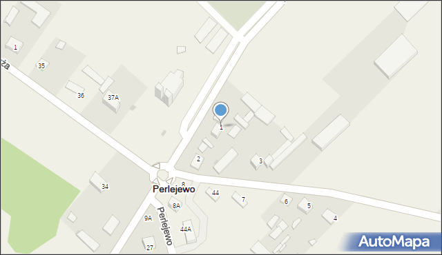 Perlejewo, Perlejewo, 1, mapa Perlejewo