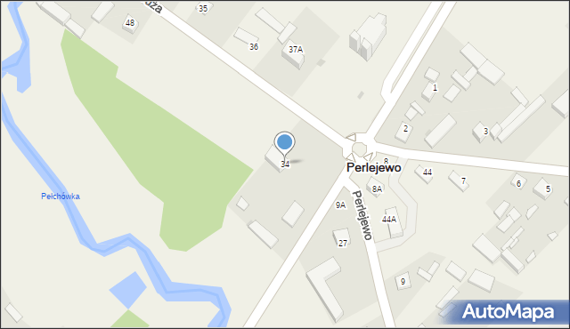 Perlejewo, Perlejewo, 34, mapa Perlejewo