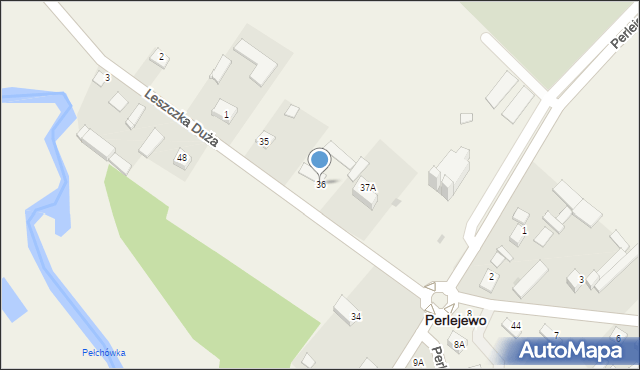 Perlejewo, Perlejewo, 36, mapa Perlejewo