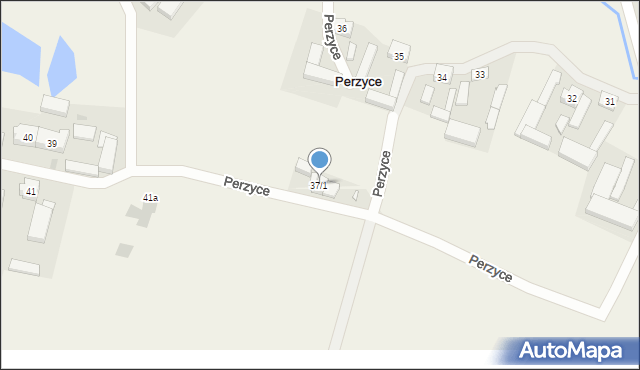 Perzyce, Perzyce, 37/1, mapa Perzyce