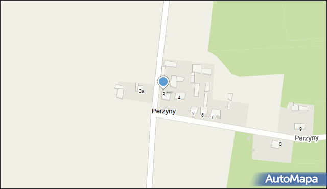 Perzyny, Perzyny, 3, mapa Perzyny