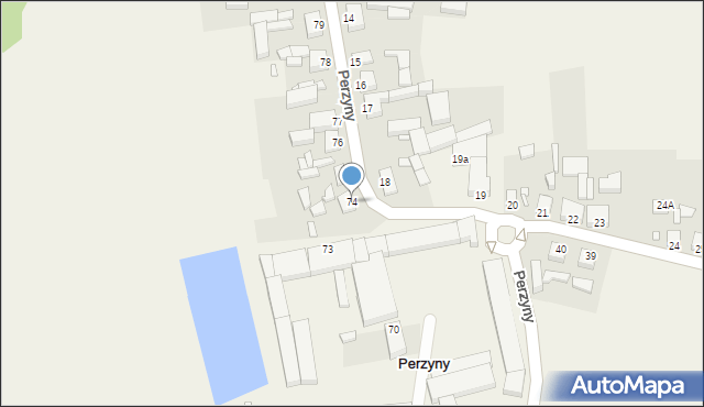 Perzyny, Perzyny, 74, mapa Perzyny