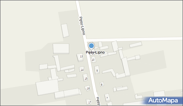 Pęsy-Lipno, Pęsy-Lipno, 11, mapa Pęsy-Lipno