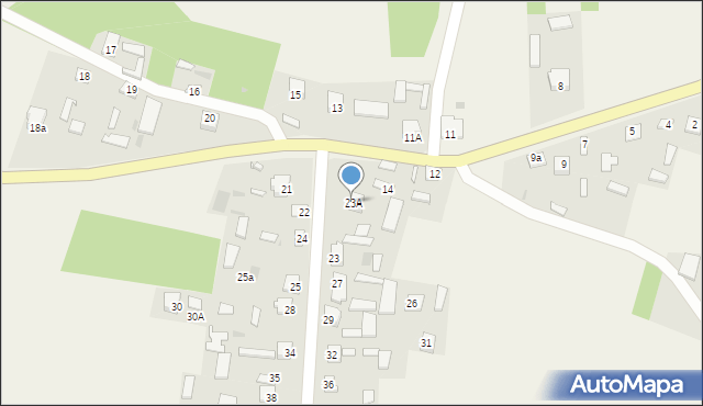 Pętkowice, Pętkowice, 23A, mapa Pętkowice