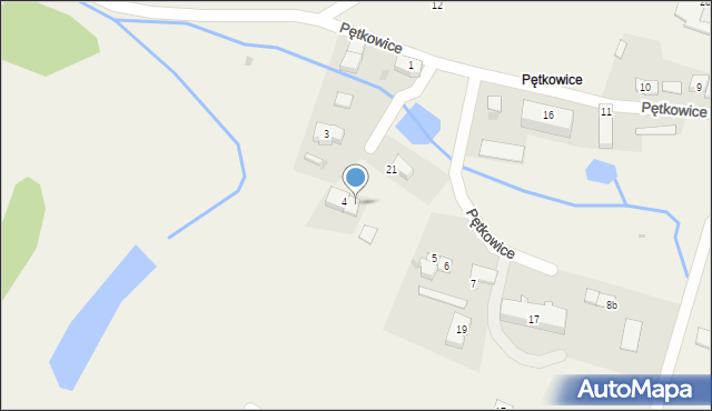 Pętkowice, Pętkowice, 4b, mapa Pętkowice