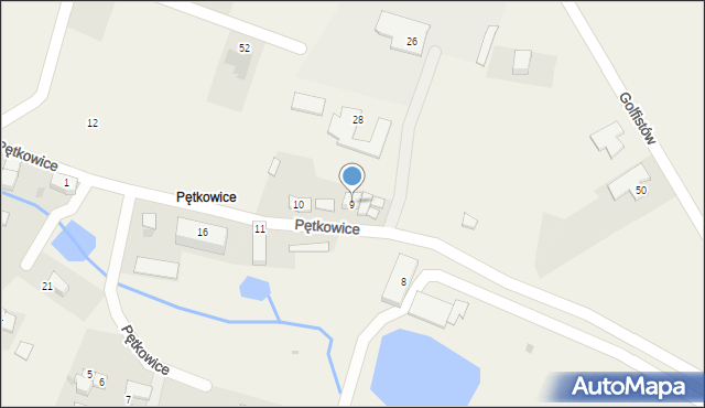 Pętkowice, Pętkowice, 9, mapa Pętkowice