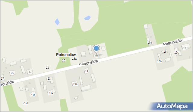 Petronelów, Petronelów, 18, mapa Petronelów