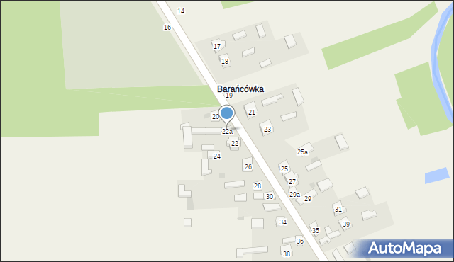 Petrykozy, Petrykozy, 22a, mapa Petrykozy