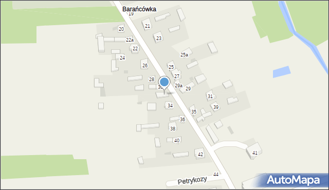 Petrykozy, Petrykozy, 32, mapa Petrykozy