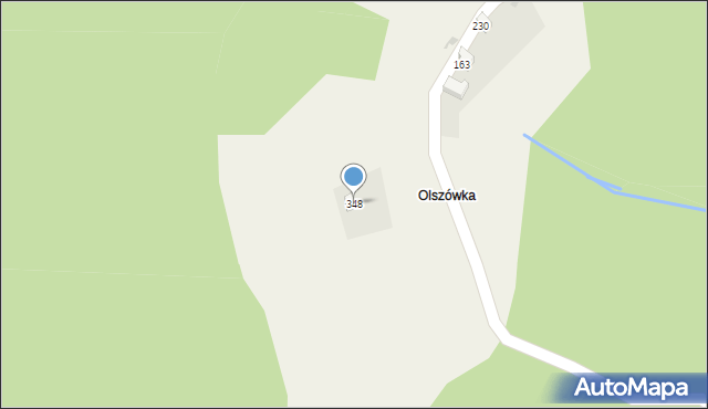 Pewel Wielka, Pewel Wielka, 348, mapa Pewel Wielka