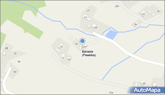 Pewelka, Pewelka, 13, mapa Pewelka