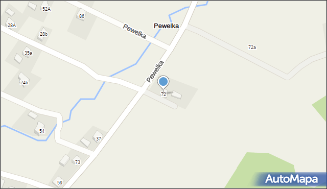 Pewelka, Pewelka, 72, mapa Pewelka