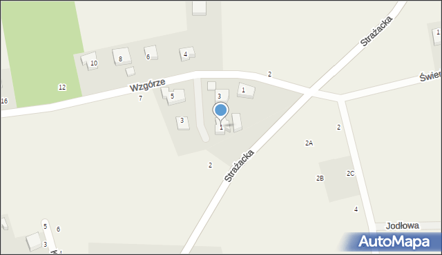 Rębiska, Perłowa, 1, mapa Rębiska