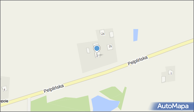 Rudno, Pelplińska, 2, mapa Rudno