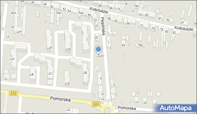 Starogard Gdański, Pelplińska, 4A, mapa Starogard Gdański