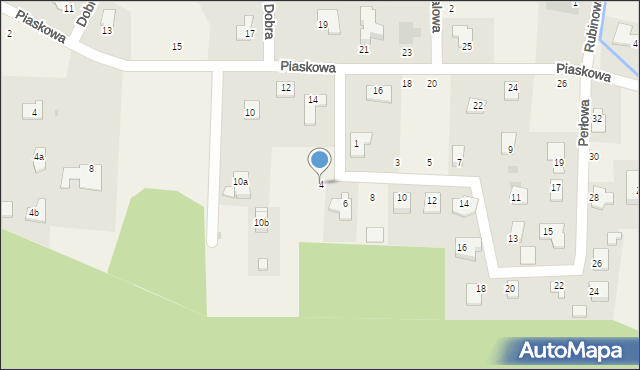 Stawiguda, Perłowa, 4, mapa Stawiguda