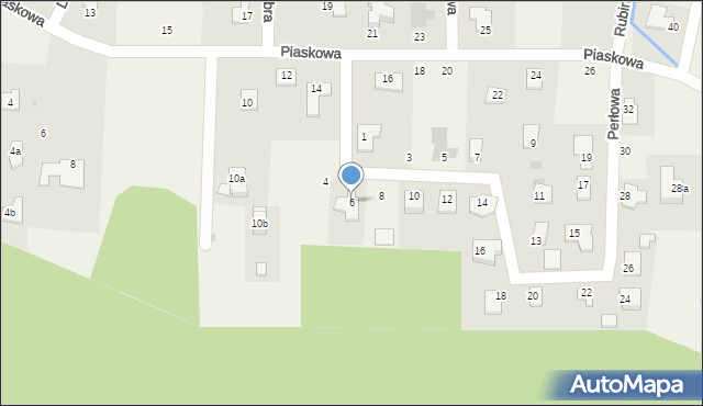 Stawiguda, Perłowa, 6, mapa Stawiguda
