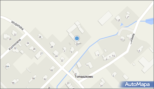 Tomaszkowo, Perkoza, 23, mapa Tomaszkowo