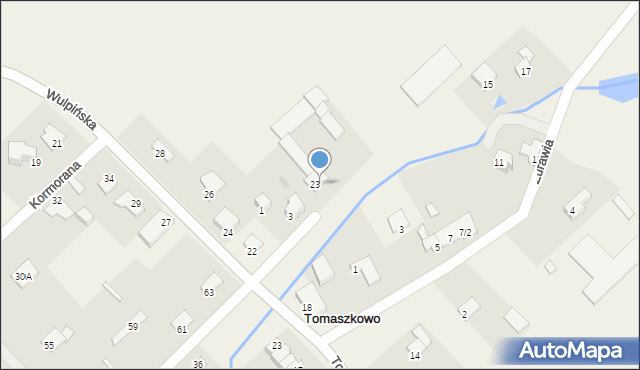 Tomaszkowo, Perkoza, 5, mapa Tomaszkowo