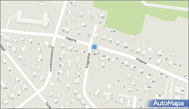 Tomaszów Lubelski, Petera Janusza, 30, mapa Tomaszów Lubelski