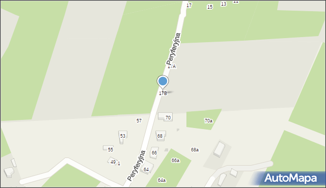 Tomaszów Mazowiecki, Peryferyjna, 17B, mapa Tomaszów Mazowiecki
