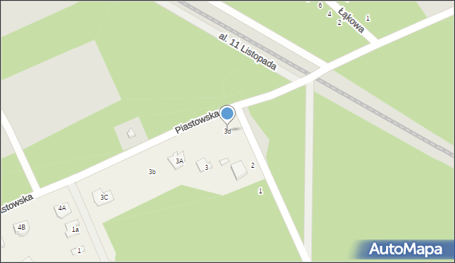 Aleksandrówka, Piastowska, 3d, mapa Aleksandrówka