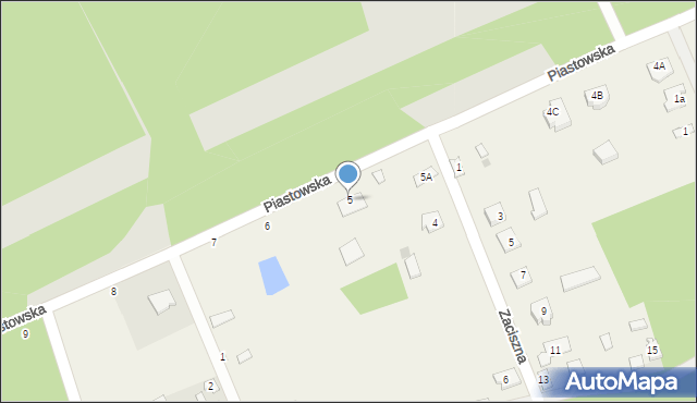 Aleksandrówka, Piastowska, 5, mapa Aleksandrówka