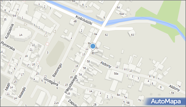 Białogard, Piłsudskiego Józefa, marsz., 60, mapa Białogard