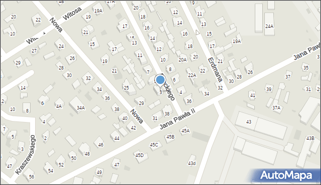 Bielsk Podlaski, Pileckiego Witolda, rtm., 3, mapa Bielsk Podlaski