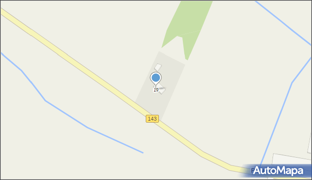 Biezdrowo, Pierwoszewo, 19, mapa Biezdrowo