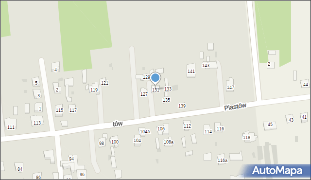 Blachownia, Piastów, 131, mapa Blachownia
