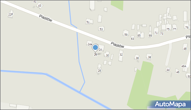 Blachownia, Piastów, 26, mapa Blachownia