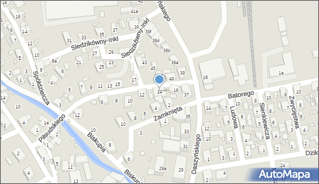 Bogatynia, Piłsudskiego Józefa, marsz., 14, mapa Bogatynia