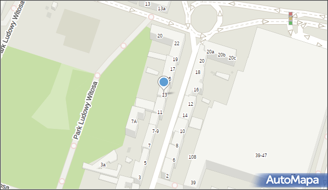 Bydgoszcz, Piotrowskiego Maksymiliana, 13, mapa Bydgoszczy