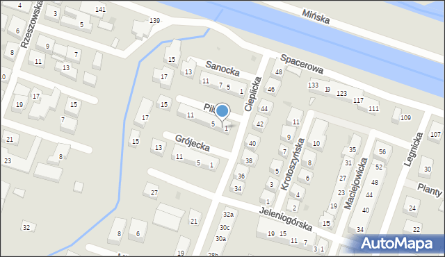 Bydgoszcz, Pilska, 3, mapa Bydgoszczy