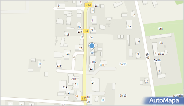 Choczewo, Pierwszych Osadników, 10, mapa Choczewo