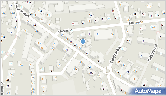 Chojnice, Piłsudskiego Józefa, marsz., 37, mapa Chojnic