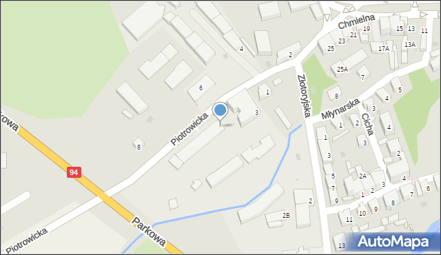 Chojnów, Piotrowicka, 3, mapa Chojnów