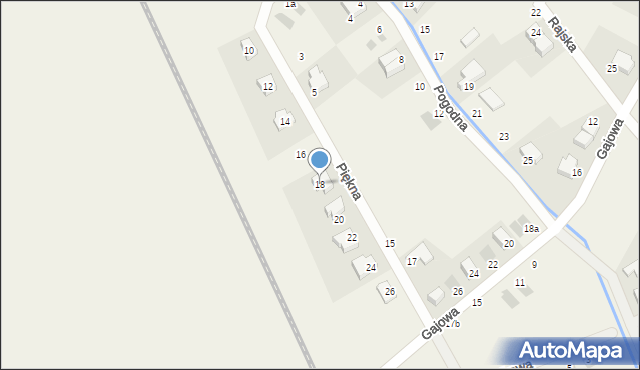 Chrząstawa Mała, Piękna, 18, mapa Chrząstawa Mała