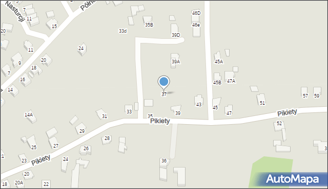 Cieszyn, Pikiety, 37, mapa Cieszyna