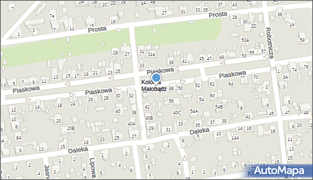 Czeladź, Piaskowa, 46, mapa Czeladź