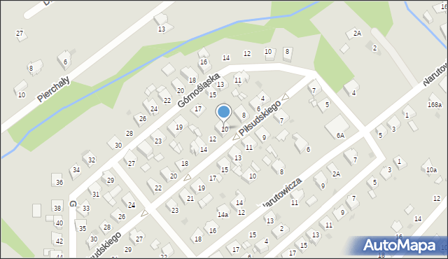 Czerwionka-Leszczyny, Piłsudskiego Józefa, marsz., 10, mapa Czerwionka-Leszczyny