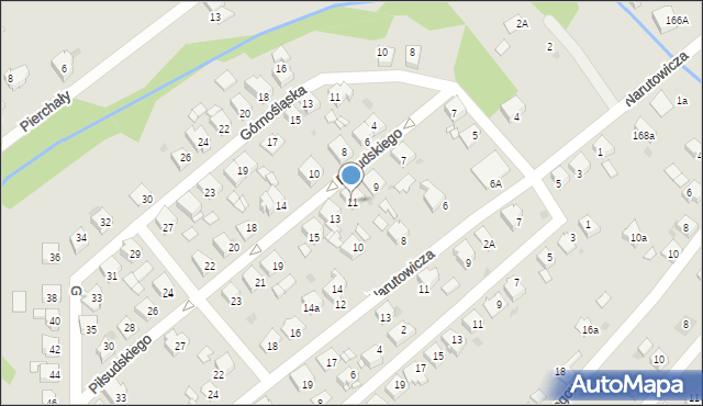 Czerwionka-Leszczyny, Piłsudskiego Józefa, marsz., 11, mapa Czerwionka-Leszczyny