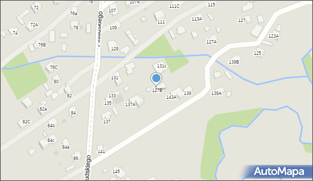 Dąbrowa Tarnowska, Piłsudskiego Józefa, marsz., 127B, mapa Dąbrowa Tarnowska