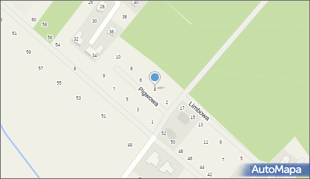 Daszewice, Pigwowa, 4, mapa Daszewice