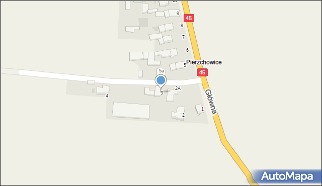 Długomiłowice, Pierzchowicka, 3, mapa Długomiłowice