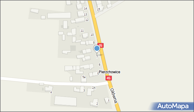 Długomiłowice, Pierzchowicka, 7, mapa Długomiłowice