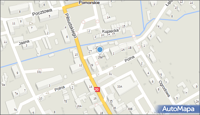 Drawsko Pomorskie, Piłsudskiego Józefa, marsz., 29a, mapa Drawsko Pomorskie
