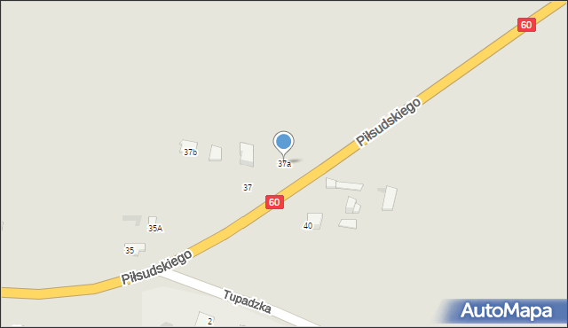Drobin, Piłsudskiego Józefa, marsz., 37a, mapa Drobin