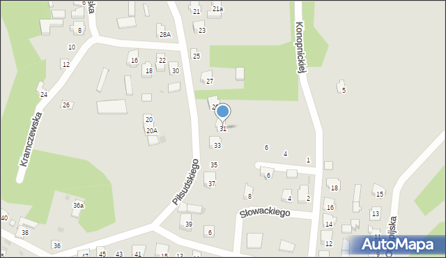 Drohiczyn, Piłsudskiego Józefa, marsz., 31, mapa Drohiczyn